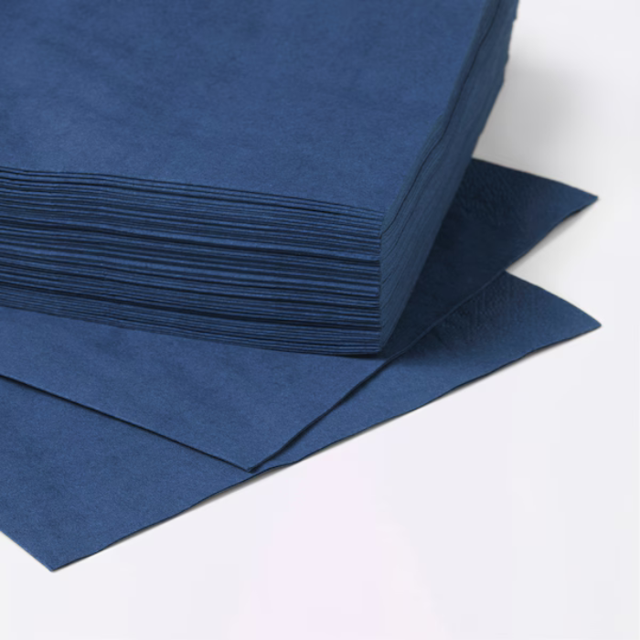 Serviettes - Navy Blue - 2 Ply - 50 Piece