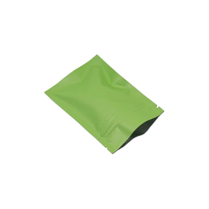 Stand Up Resealable Pouch Bags W 130mm x L 200mm - 1pp Piece-Green