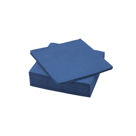 Serviettes - Navy Blue - 2 Ply - 50 Piece