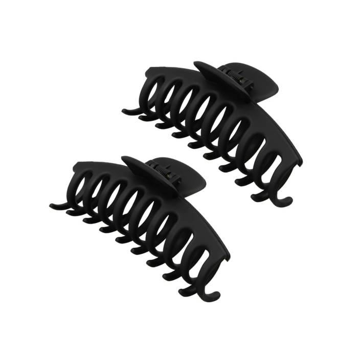 Hair Claws Black Matte - 9cm