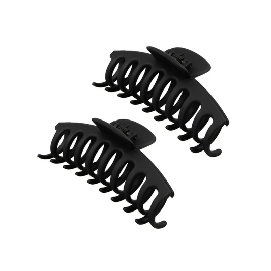 Hair Claws Black Matte - 9cm