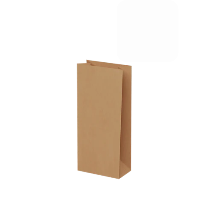 Kraft Self Opening Bag - Size 4 - L 352mm x W 125mm x G 74mm