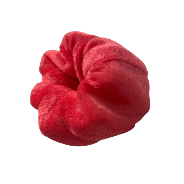 Scrunchie - Padded Velvet - Cerise Pink - 1 Piece