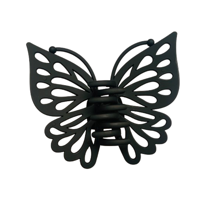 Hair Claw Butterfly-Black