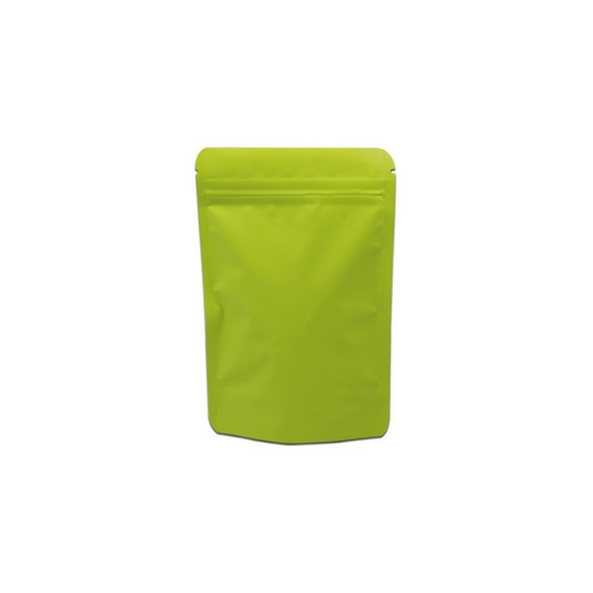Stand Up Resealable Pouch Bags W 130mm x L 200mm - 1pp Piece-Green