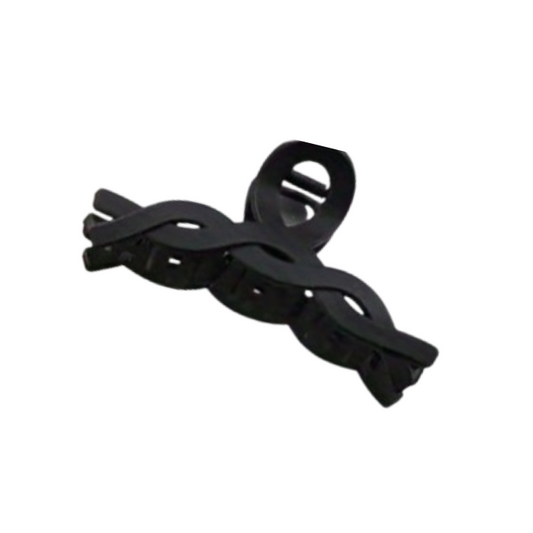 Hair Claw Curvy- Matte Black - 13cm