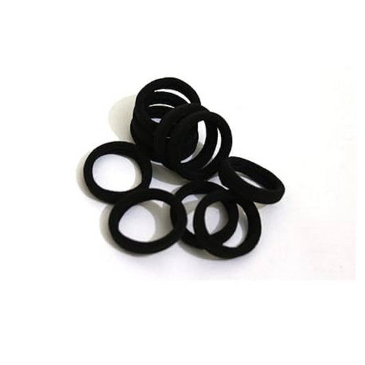 Soft Hair Elastics Black