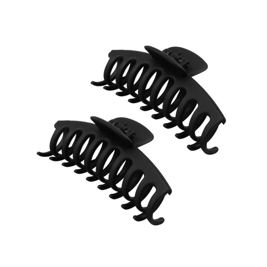 Hair Claws Black Matt - 9cm