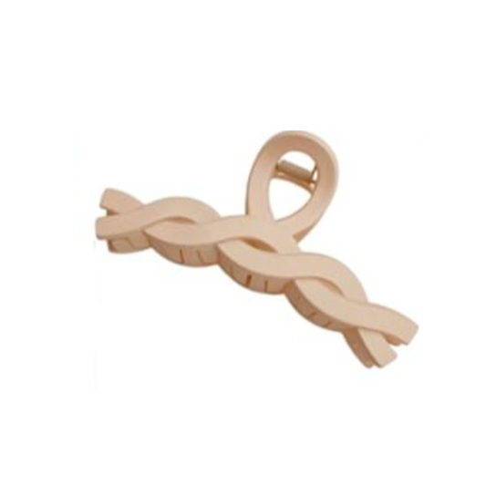 Hair Claw Curvy- Matte Beige -13cm