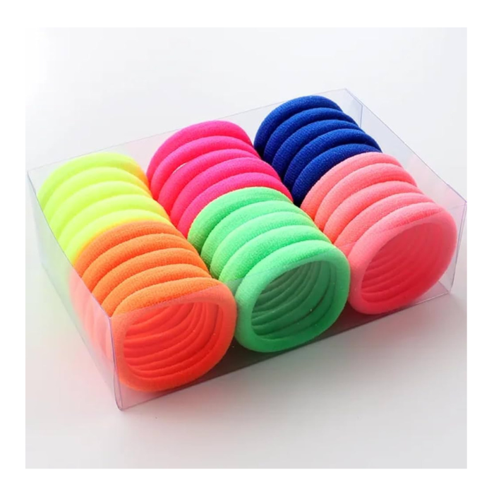 Hair Elastics - Small - Neon