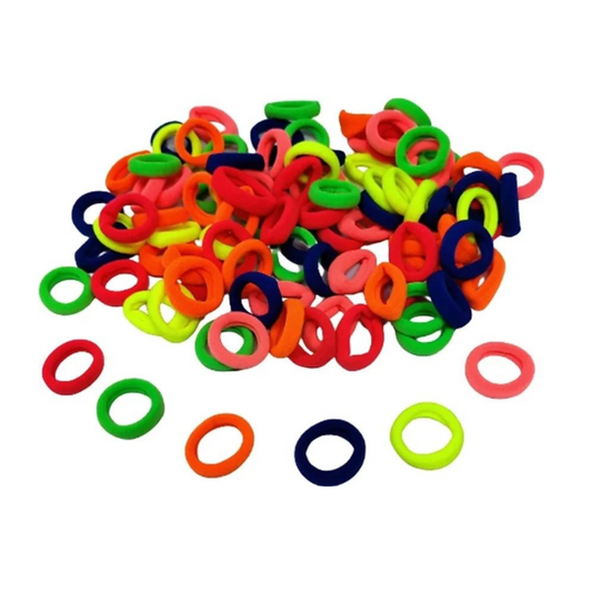 Hair Elastics - Small - Neon