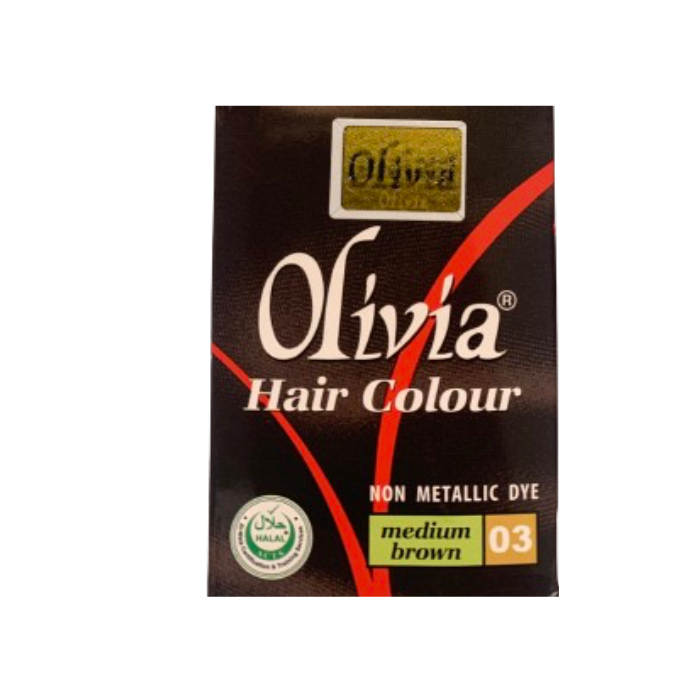 Hair Dye - Medium Brown - Olivia - 50ml