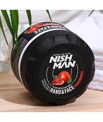 Hand and Face Cream Pomegranate Nish Man