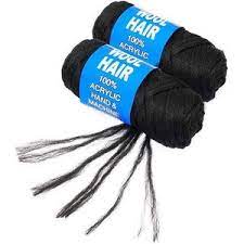 Brazilian Wool Hair-Acrylic Yarn Black