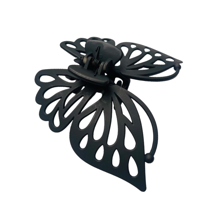 Hair Claw Butterfly-Black