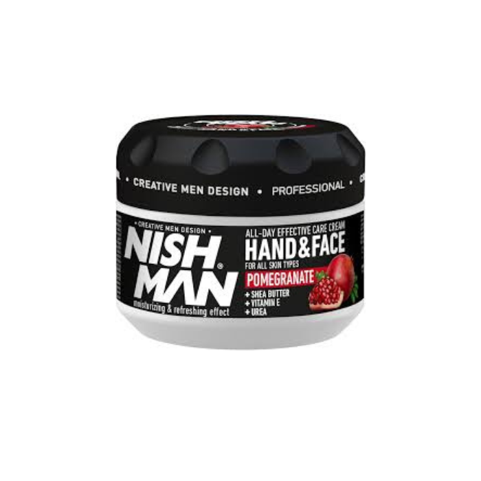 Hand and Face Cream Pomegranate Nish Man