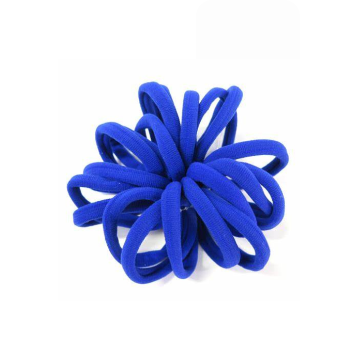 Soft Hair Elastics Royal Blue