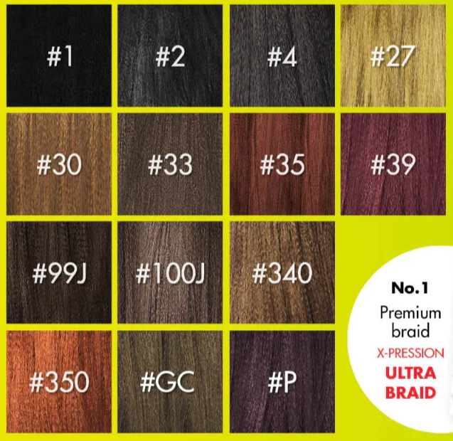 Hair Extension - Xpression Ultra Braid - #33