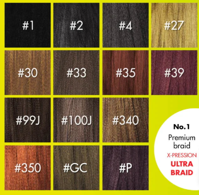 Hair Extension - Xpression Ultra Braid - #340